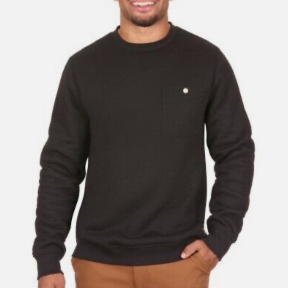 Coleman Men’s Long Sleeve Sherpa Lined Crew Neck Sweatshirt Size XL NWT